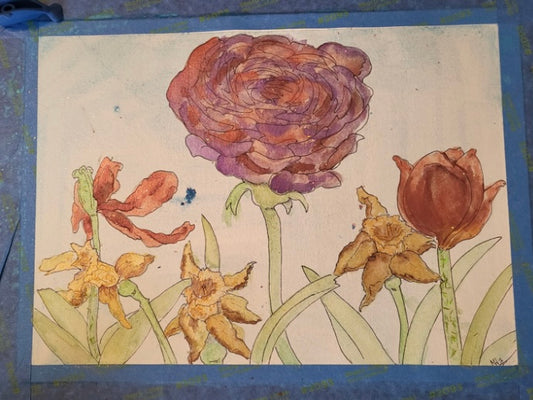 Watercolor Florals - from guest blogger Megan Harper
