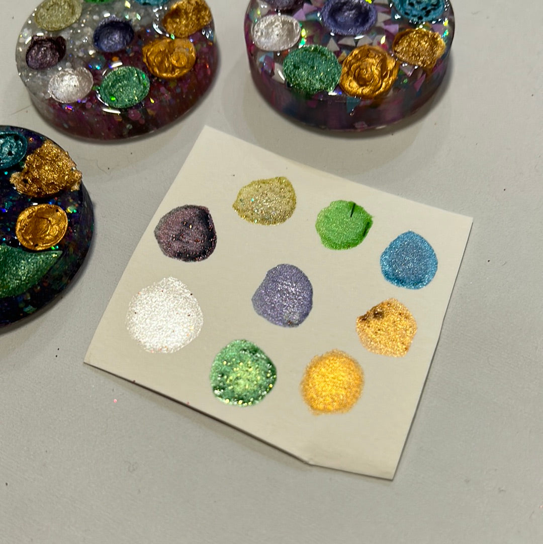 Spooky Circle mini palettes