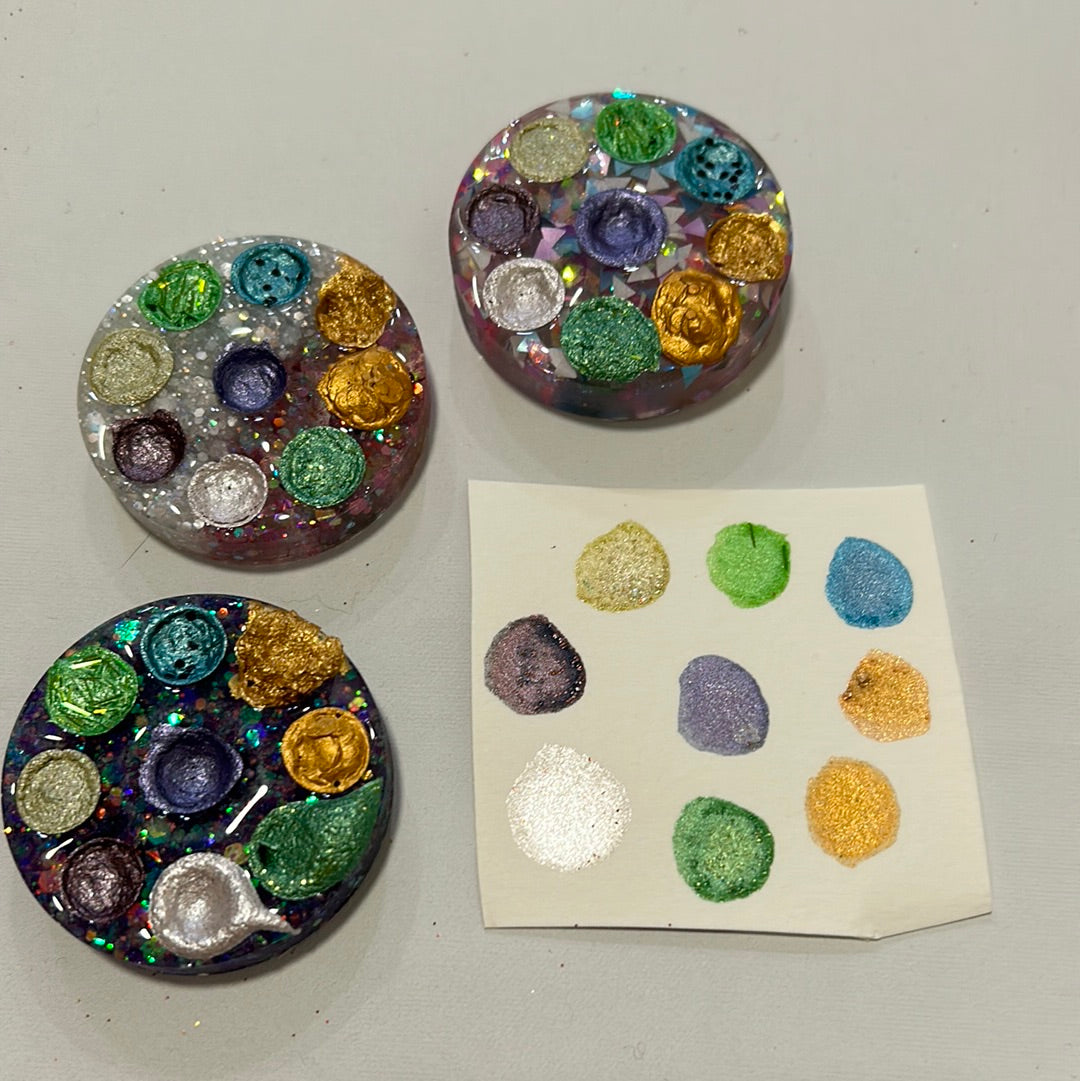 Spooky Circle mini palettes
