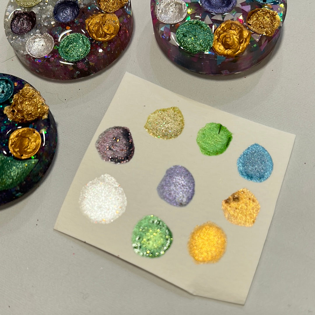 Spooky Circle mini palettes