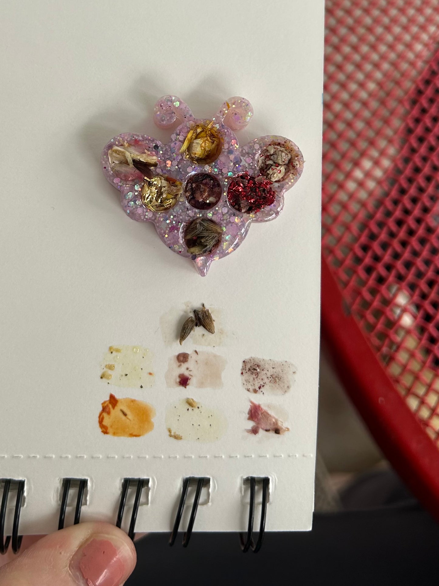 Mini Bee Floral Texture Palette