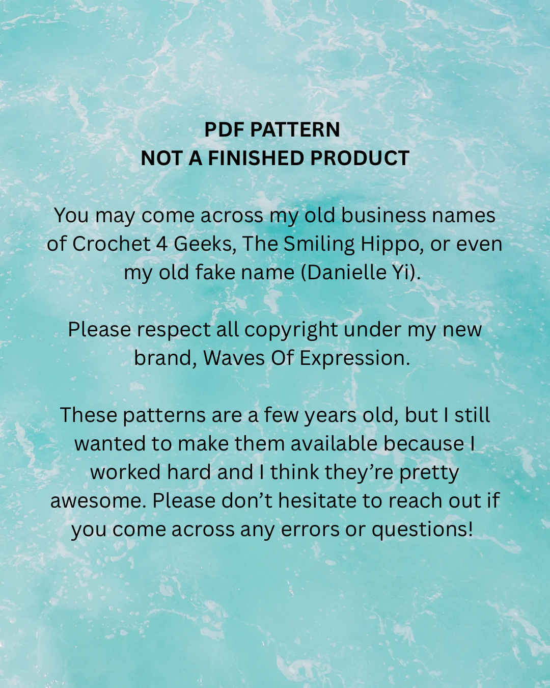 Crochet patterns Value pack