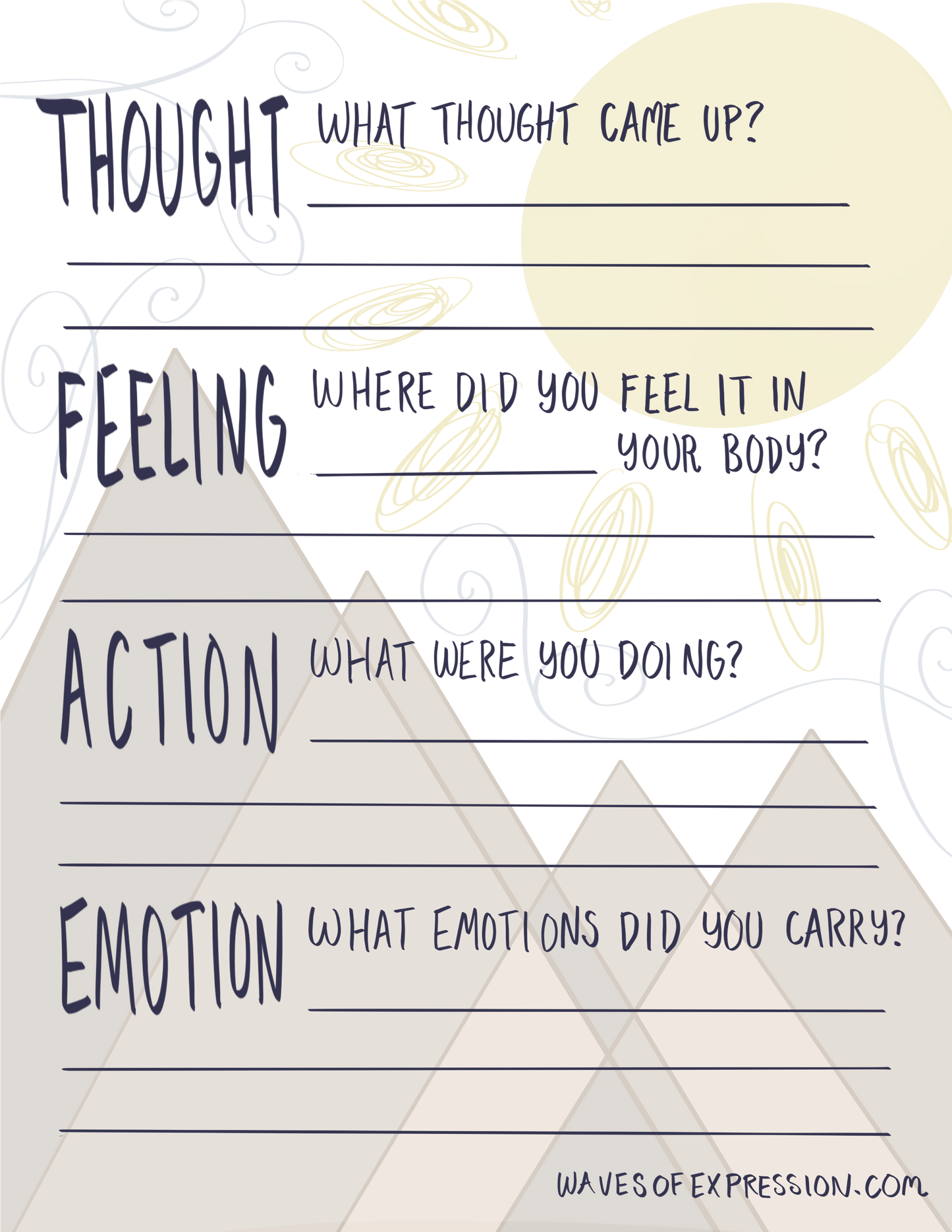 TFAE Exercise PDF digital download