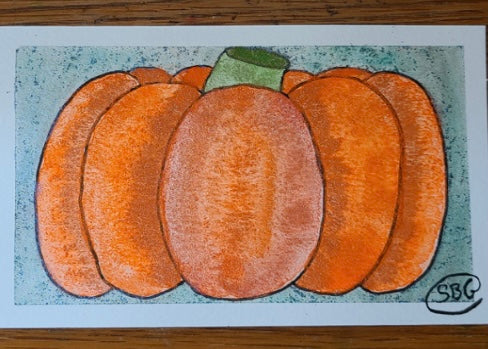 Pumpkin Doodles - from guest blogger Artsy Bat Brooke