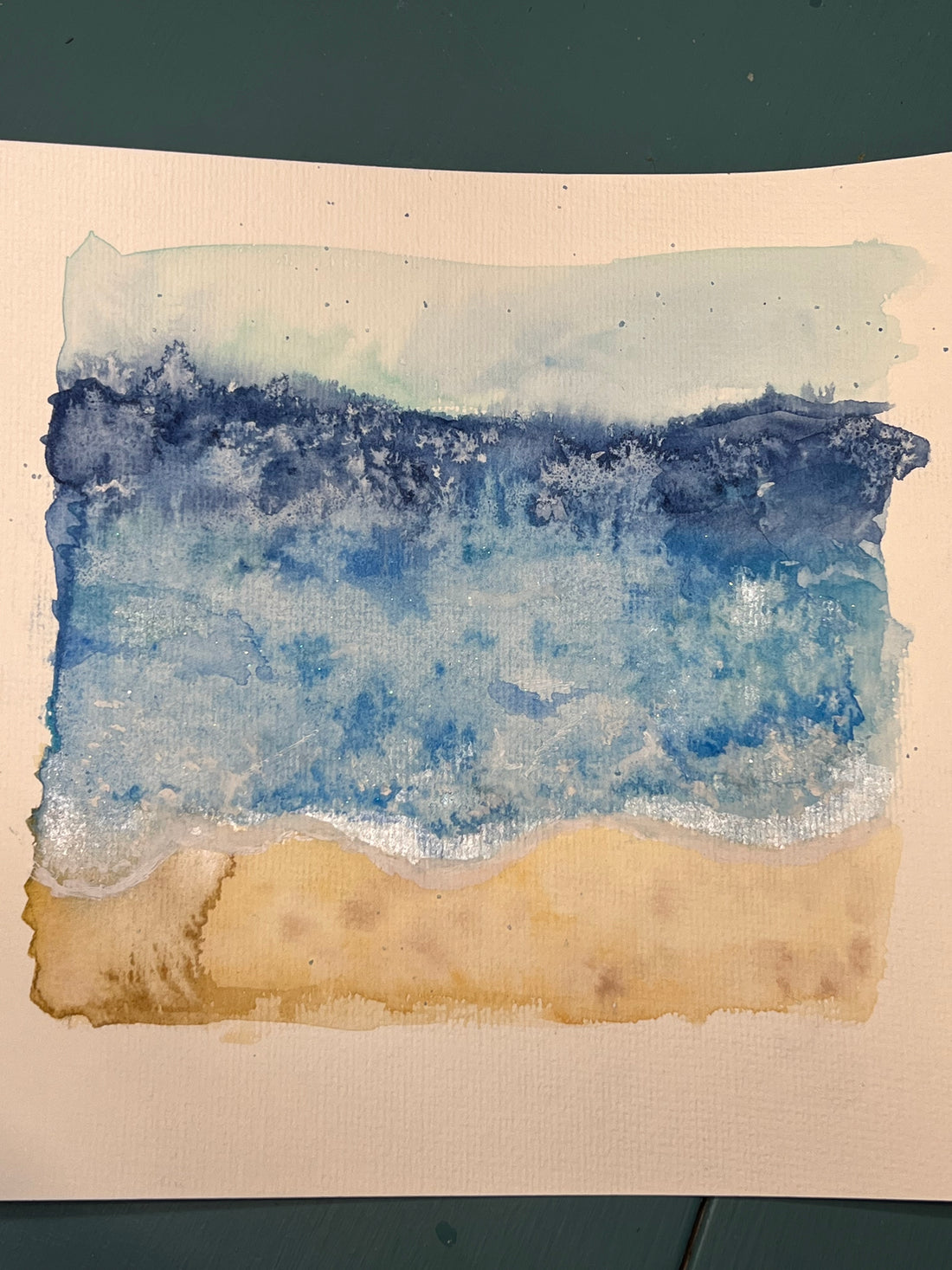 Salt and Watercolor - from guest blogger Courtney Davis