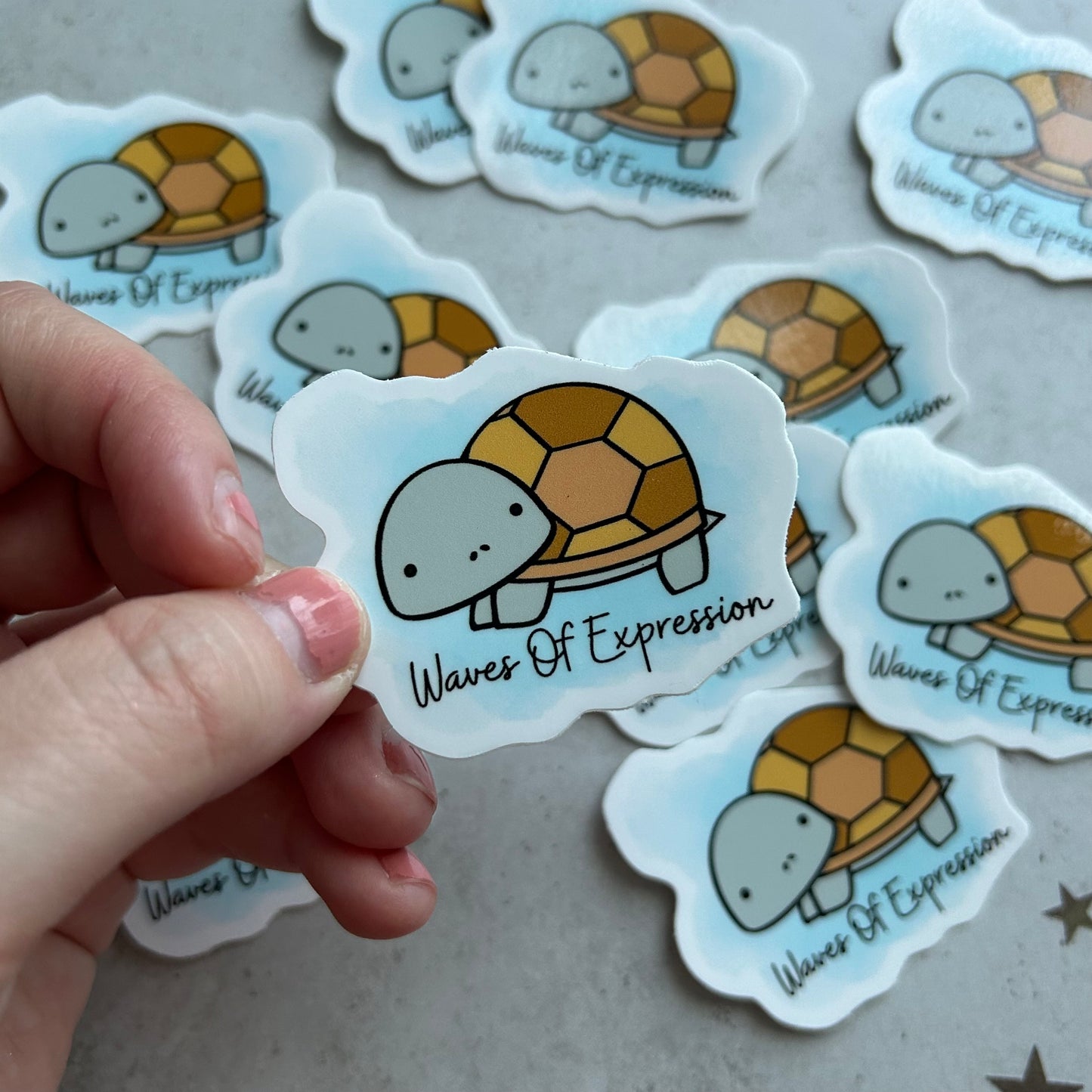 Waterproof 2.5in Sea turtle Logo Sticker