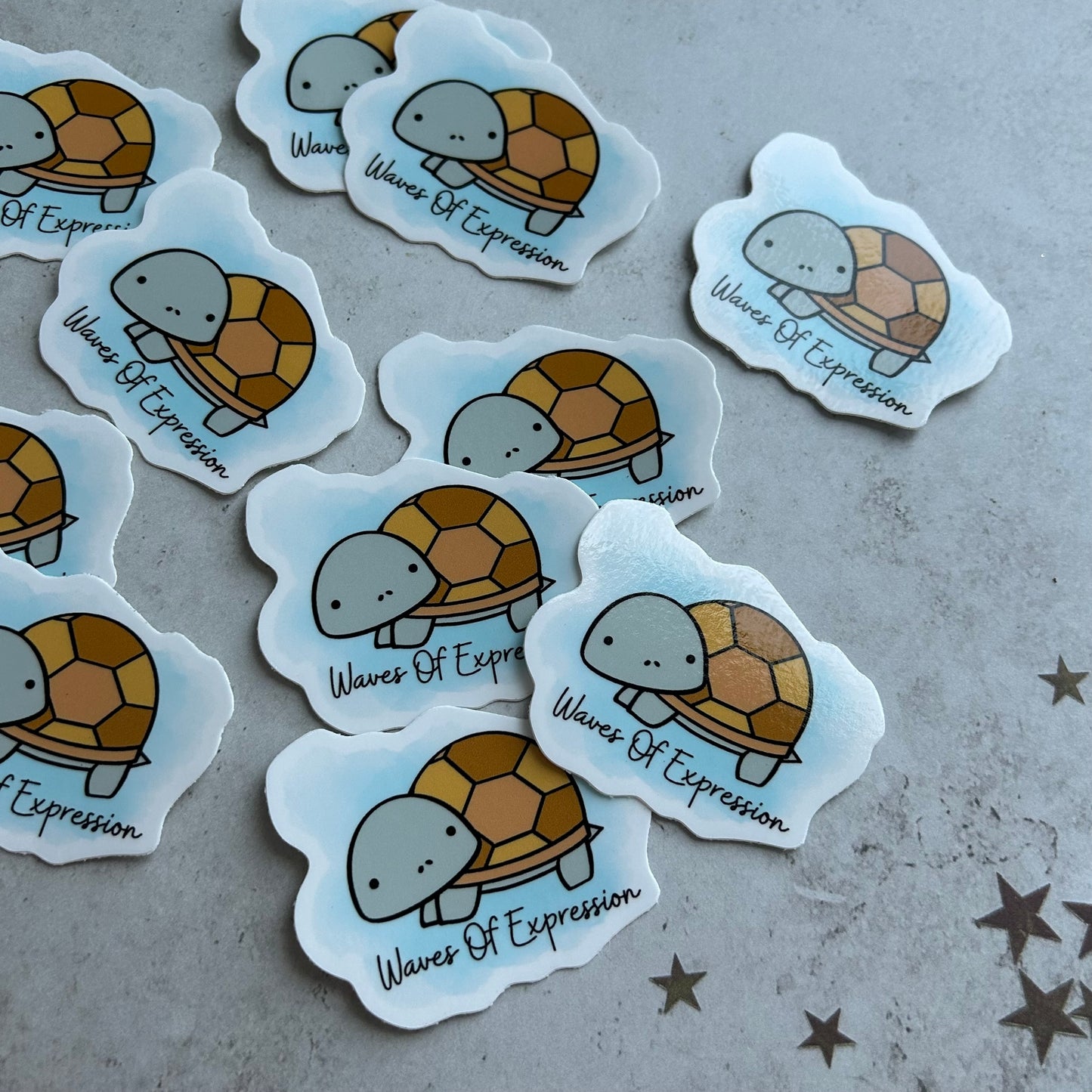 Waterproof 2.5in Sea turtle Logo Sticker