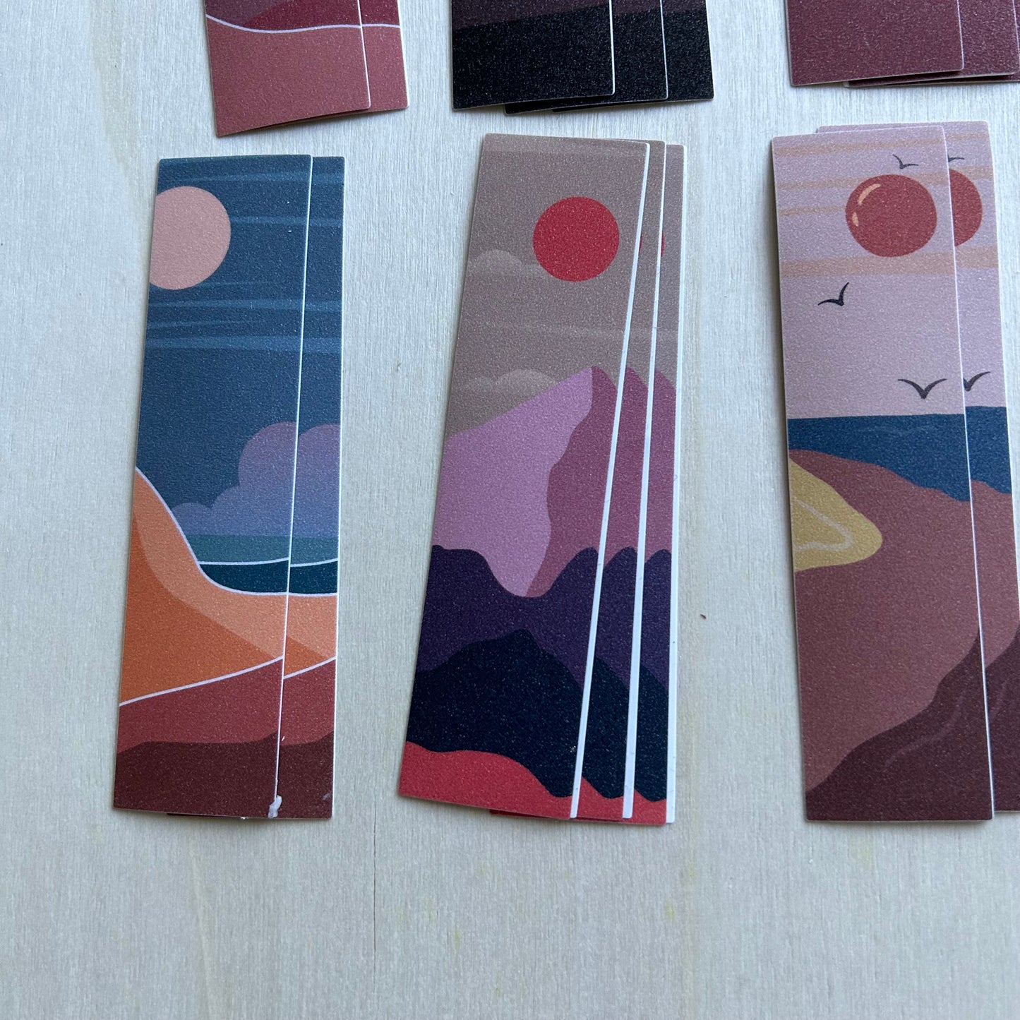 (1pcs) Sensory Texture Sticker/Bookmark