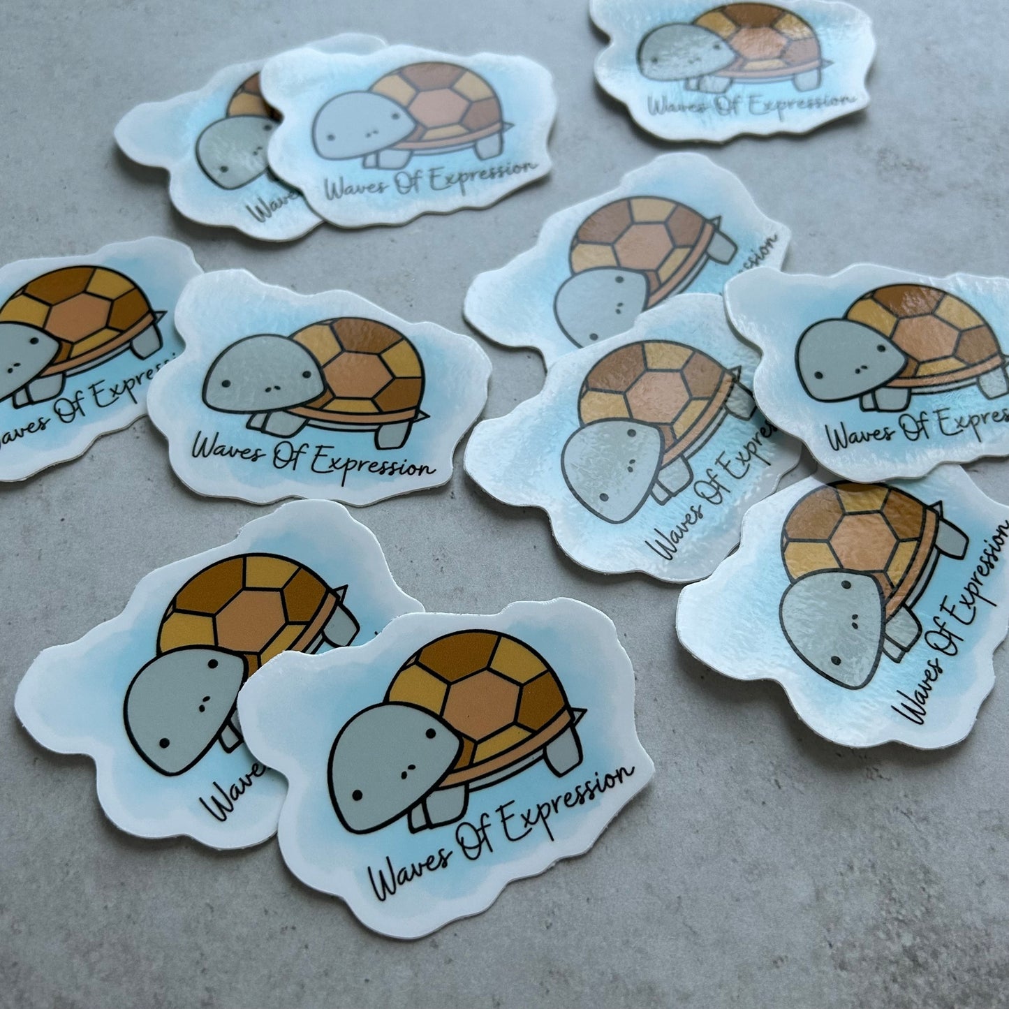 Waterproof 2.5in Sea turtle Logo Sticker